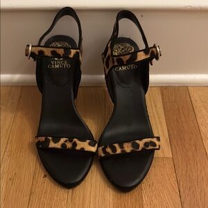Vince Camuto Leopard Print Women's Sandals